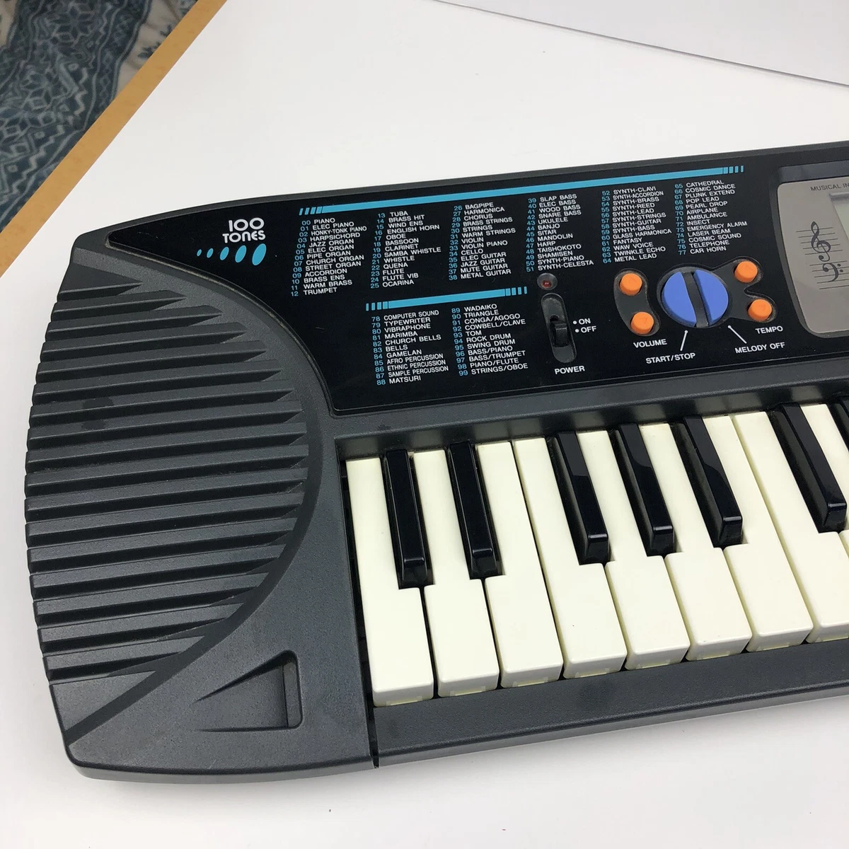Casio SA 65 Electronic Piano Keyboard Tested Works no AC cord