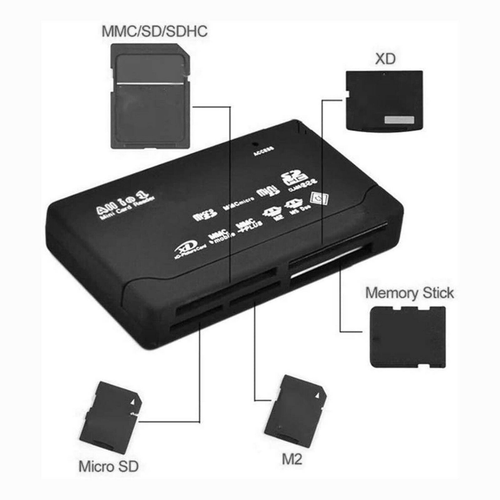 1-4 MEMORY CARD READER Mini 26-IN-1 USB 2.0 High Speed For CF xD SD MS SDHC - Picture 6 of 16