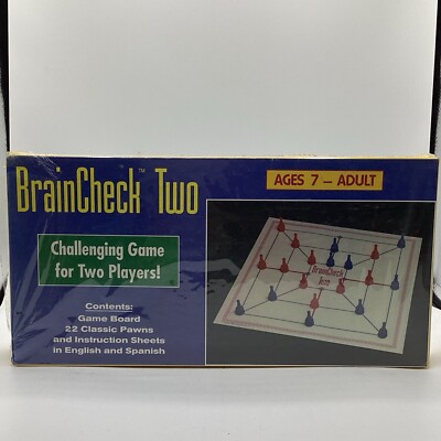 Sealed 1994 Braincheck Two by Bhav Enterprises USA English & Spanish Board Game