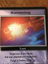 RAMMING DELUXE EDITION BABYLON 5 CCG RARE CARD NEAR MINT NEVER PLAYED WITH