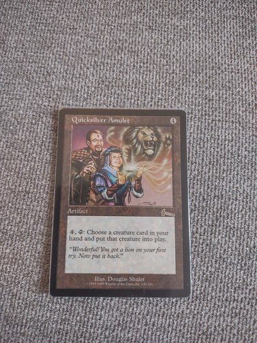 MTG Quicksilver Amulett Urza's Legacy 130/144 Regular Rare NM