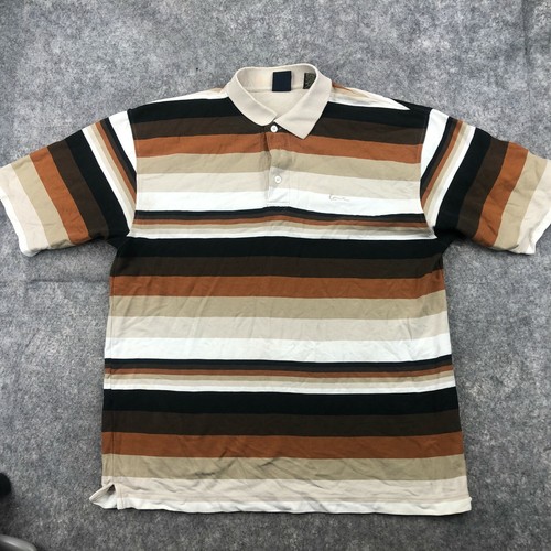 Kani Gold Polo Shirt Mens XL Brown 