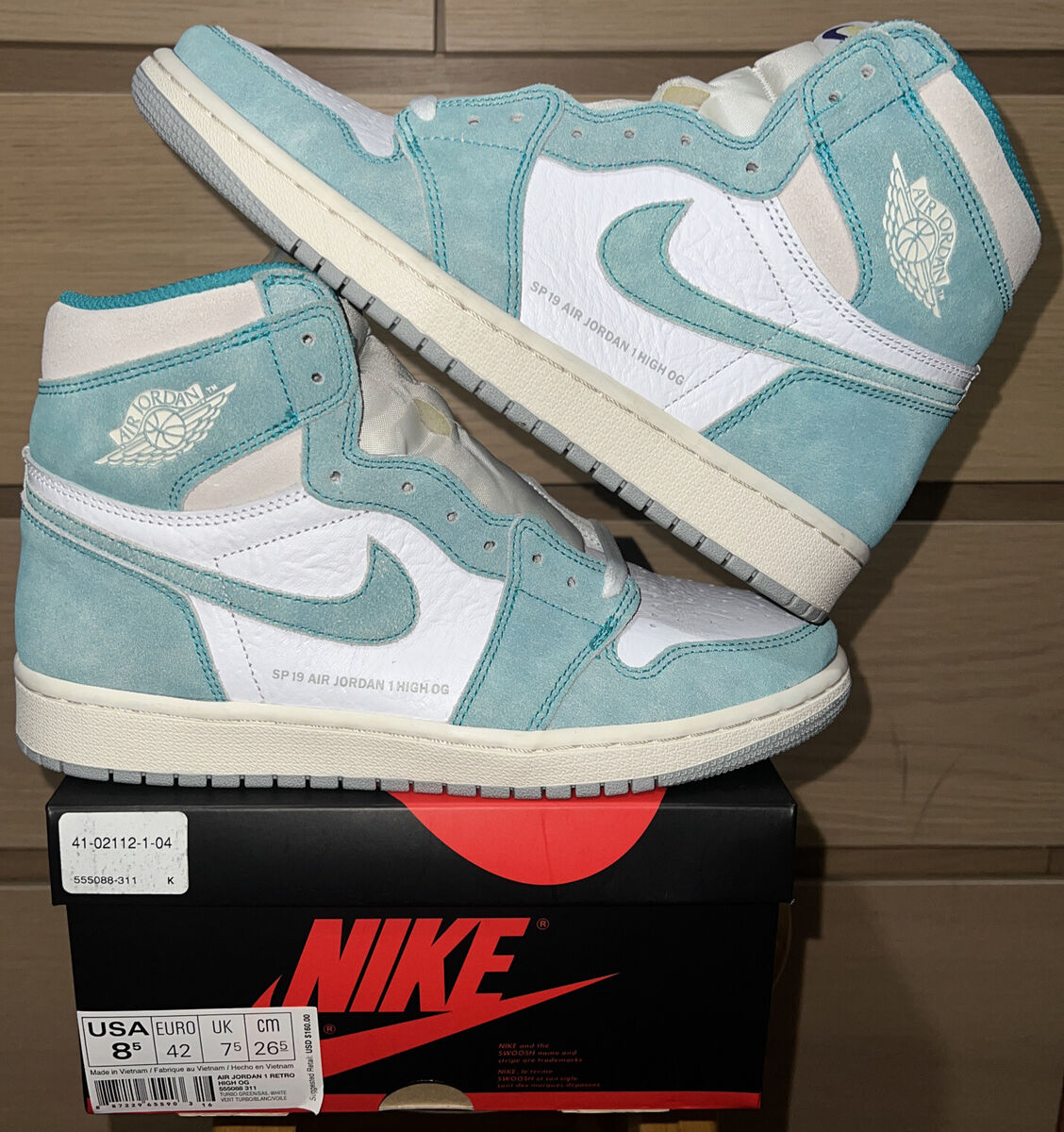Nike Air Jordan 1 Retro High OG Turbo Green Shoe Men's Size Nike Air Jordan 1 Retro High OG Turbo Green Shoe Men's Size