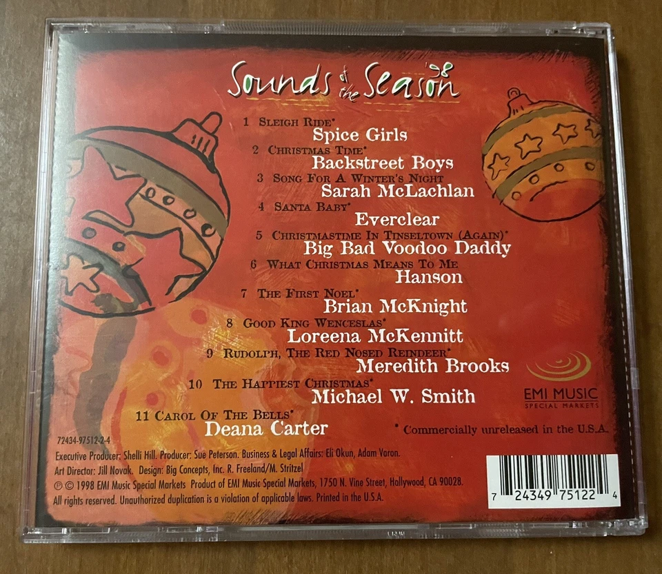 Sounds Of The Season 1998 Christmas CD Spice Girls Backstreet Boys Everclear VG+ - Image 3 of 4