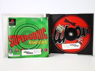 Sony Playstation 1 PS1 PAL OVP Supersonic Racers Gut mit Anleitung