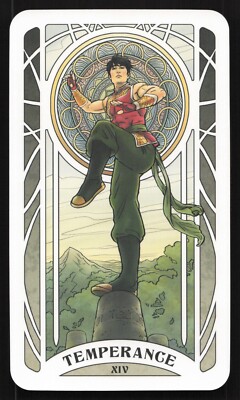 2023 Marvel Tarot Card By Lily McDonnell: Shang-Chi XIV Temperance