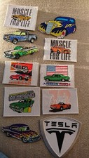Selection 10 custom car patches for sale