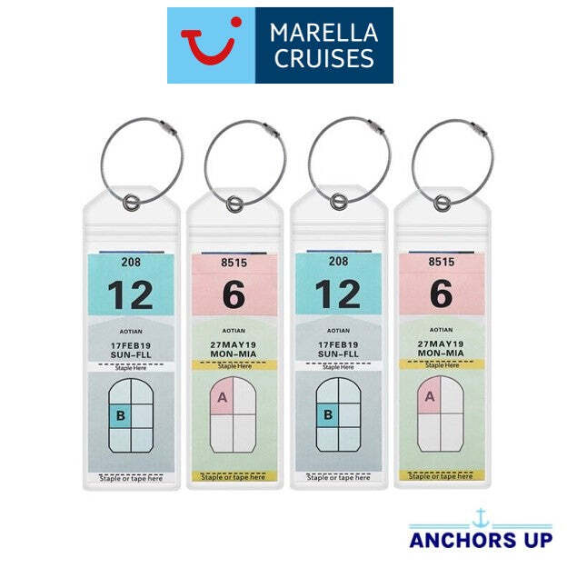Marella Cruises Luggage Tag Holders Set of 4 eBay