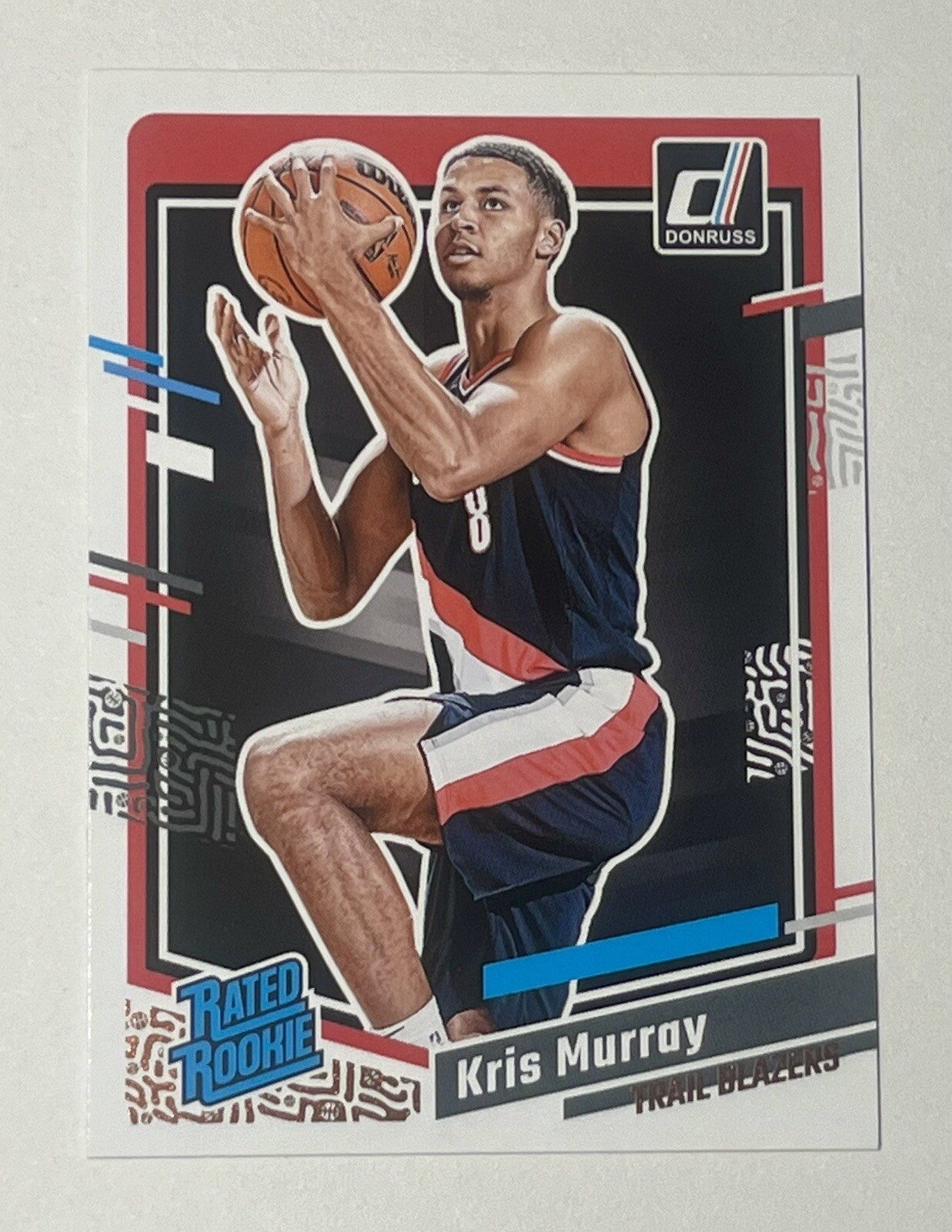 2023-24 Panini Donruss Kris Murray Rated Rookie #203 Portland Trail Blazers