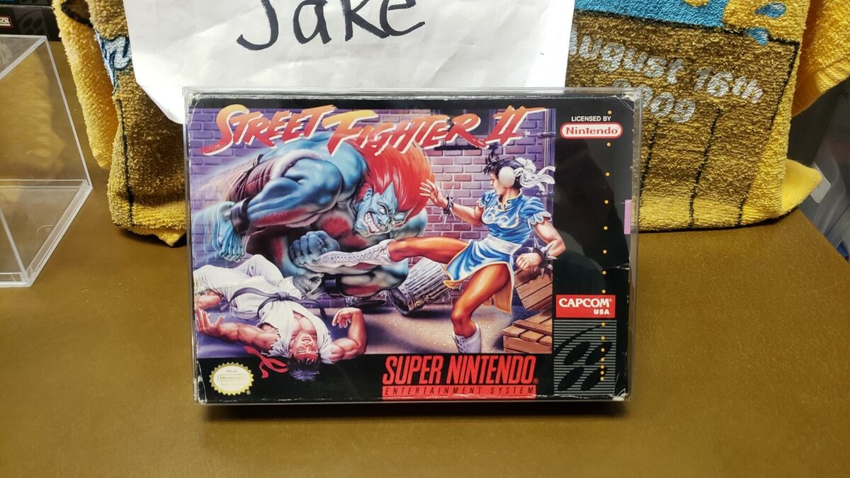 CIB STREET FIGHTER II SUPER NINTENDO SNES VIDEO GAME CIB STREET FIGHTER II SUPER NINTENDO SNES VIDEO GAME