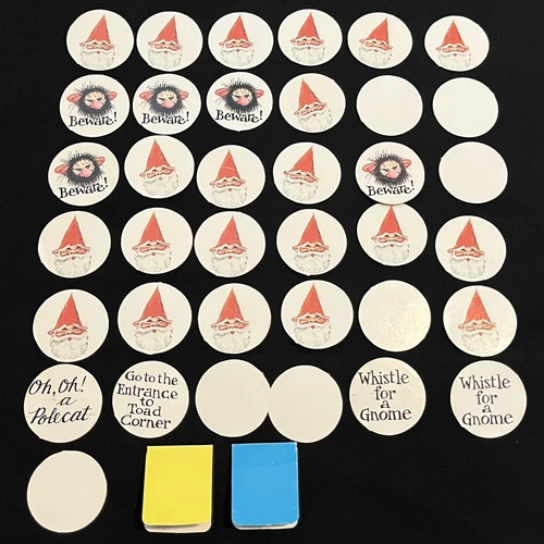 Replacement Pieces/Cards for GNOMES Board Game Parker Brothers Vintage 1979