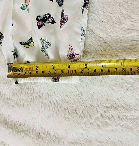 Camicetta SO Off the Shoulder Cravatta Anteriore Bianca Farfalla Taglia Jr 18/20 XXL NUOVA CON ETICHETTE - Foto 23 di 23