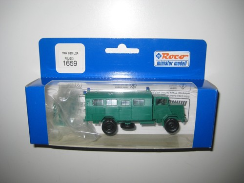 Roco H0 1659 - Camión de policía MAN 630 L2A - Foto 2 di 12