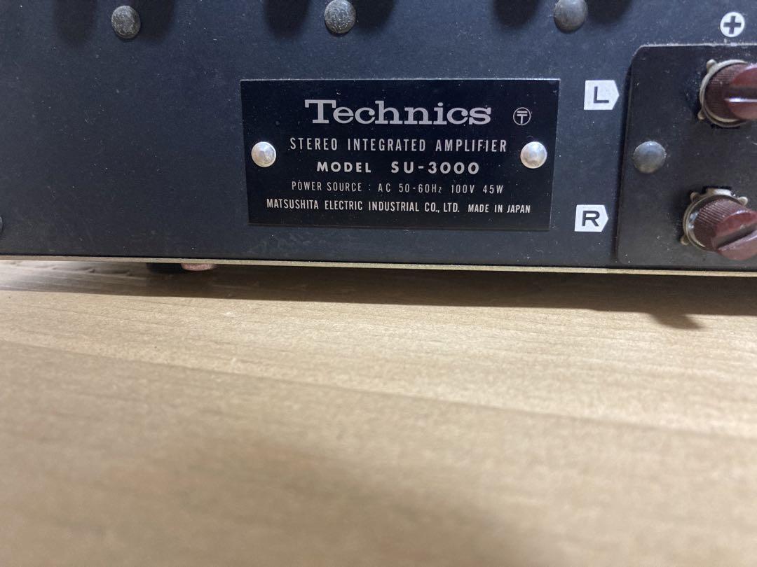 アンプ Technics SU-3000 Technics SU-3000の仕様 テクニクス