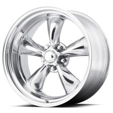 1 17x9.5 46 American Racing Vn515 Torq Thrust Ii 1 Pc 5x4.75 Polished Wheel