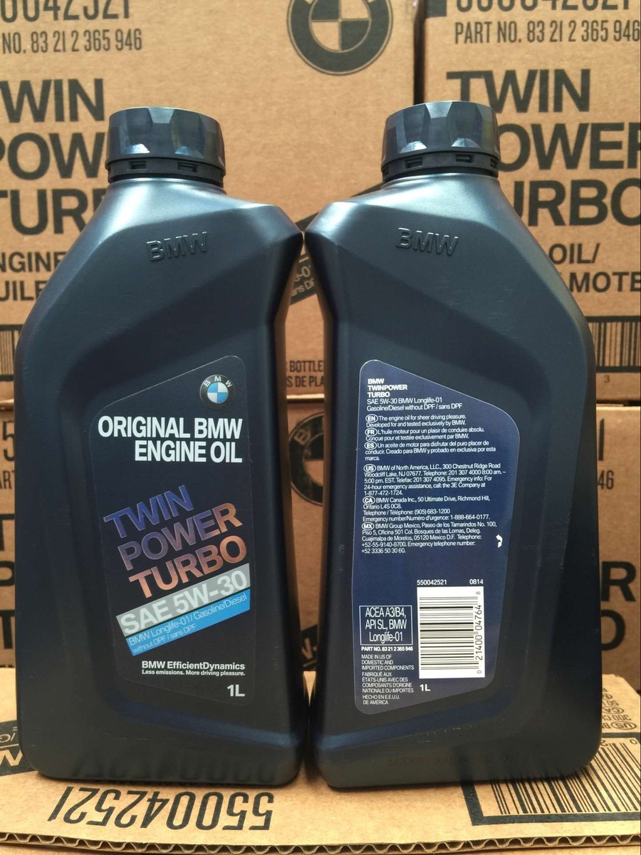 12 Liter BMW Engine Oil Twin Power Turbo 5W-30 BMW LongLife-01  