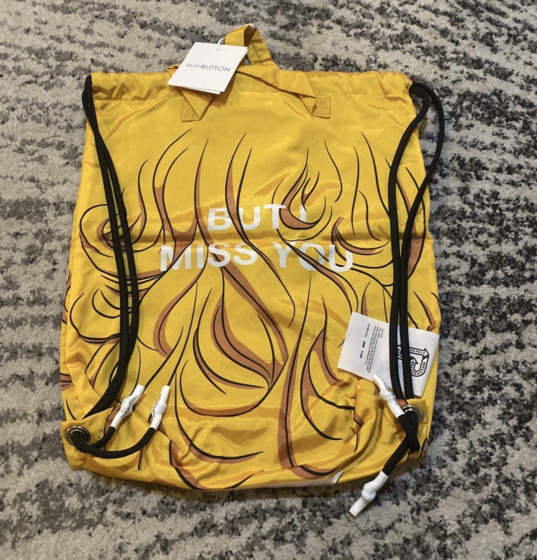 PUSHBUTTON Yellow Crying Girl Backpack | eBay display picture 2
