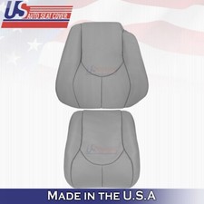 1996 To 2002 For Mercedes Benz Sl500 Driver Top Bottom Leather Seat Cover Gray