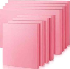8 Pcs Pink Insulation Foam, Thick Insulating XPS Foam Board Rectangles Foam Shee