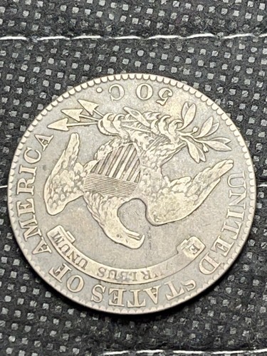 1819 50c Circulated Overton Type O-107 R4 XF US Capped Bust Liberty Silver Half - Picture 7 of 9