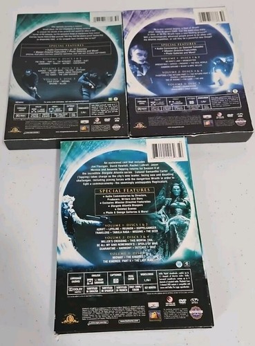 Stargate Atlantis Seasons 2, 3, 4 TV Series DVD Lot 2005-2008 Lot of 3 - Picture 2 of 3
