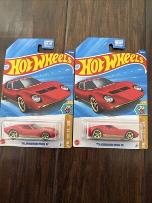 71 Lamborghini Miura SV #78 70s vs 90s 6/10 2025 Hot Wheels Case D