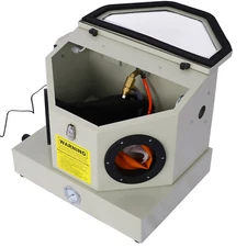 Sandblaster Professional Lab Sandblaster w/Led for Surface Treatment of Material