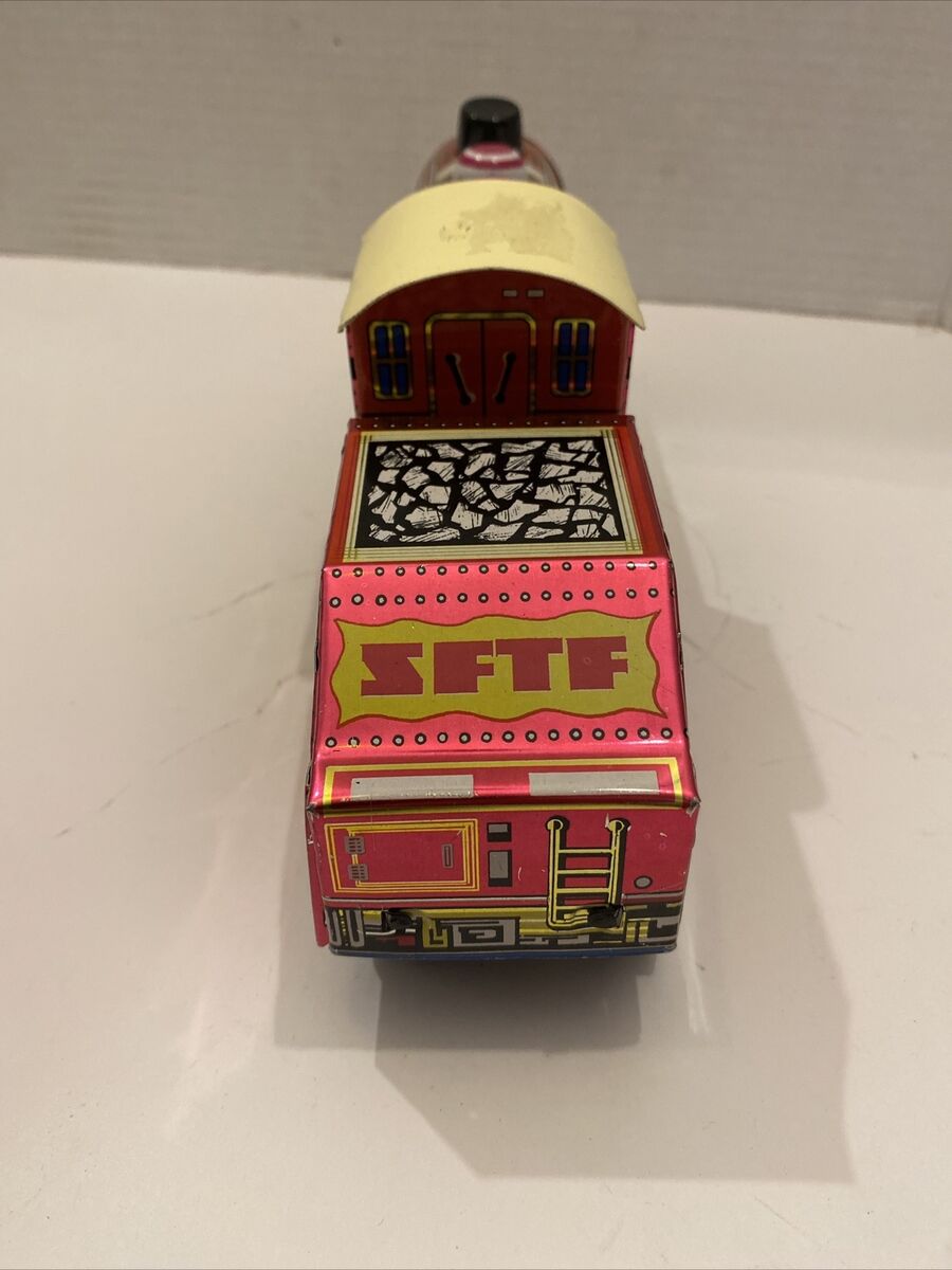 Lot Of 2 Vintage Tin Toy Friction Trains China MF 136 MF 170 Lot Of 2 Vintage Tin Toy Friction Trains China MF 136 MF 170