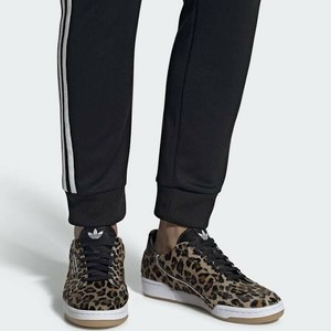 adidas continental 80 leopard print