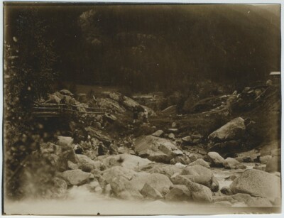Vallorcine (Haute-Savoie): Der Wasserfall von Barberine, in der Nähe von Chamonix-Mont-Blanc