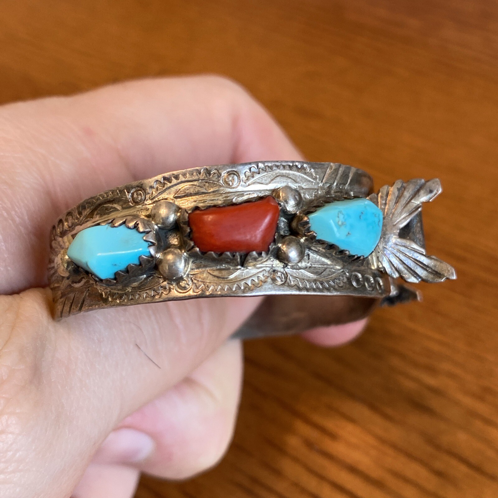 Wayne Josie Panteah Zuni Vintage Watch Cuff Brace… - image 7