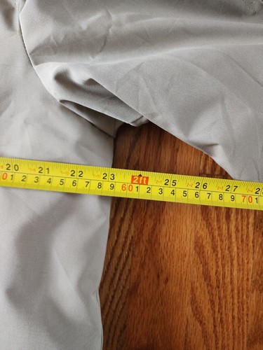 Vintage raincoat Men's Size X-TALL 42 Vintage Fur Lined Khaki Trench Coat - Picture 12 of 14