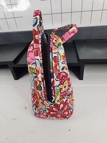 Vera Bradley lunch bag Multi Floral Colors Embroidered AB Good Condition - Picture 4 of 8