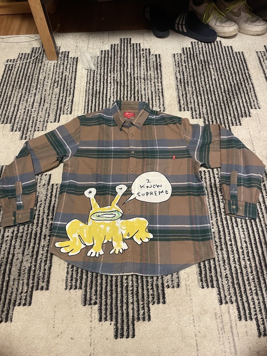 supreme daniel johnston Flannel | eBay