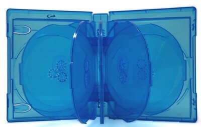 COMCOM Blu-ray Hülle Bis zu 12 Disc Platz mit Blu-ray Logo 2er Set  FN-BDT12 NEU