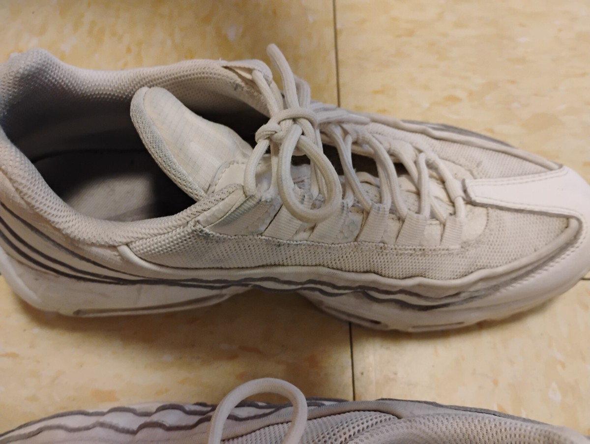 Size Nike Air Max 95 Essential White Silver for sale online