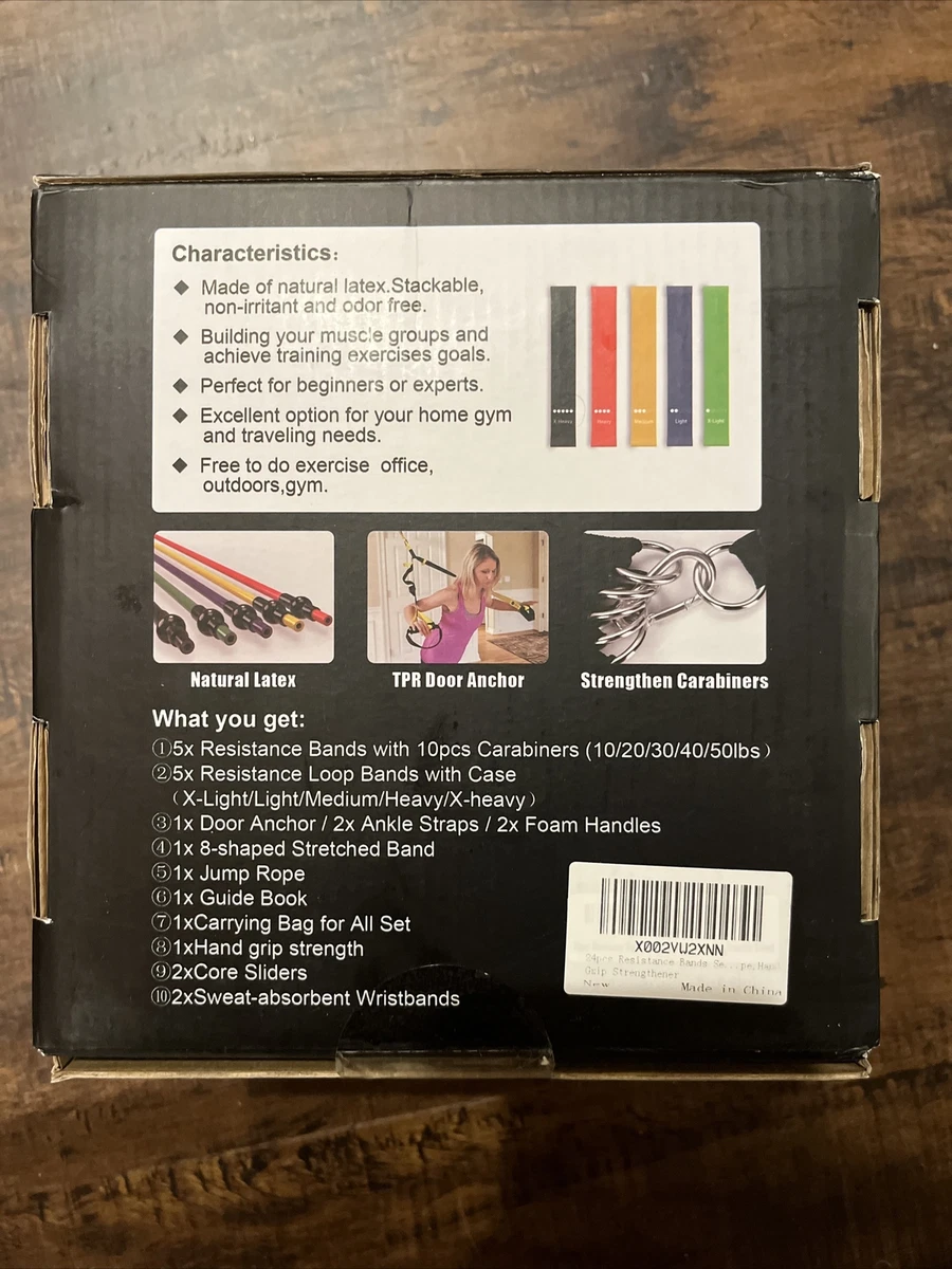 LUYATA Resistance Bands Set 19 Piece