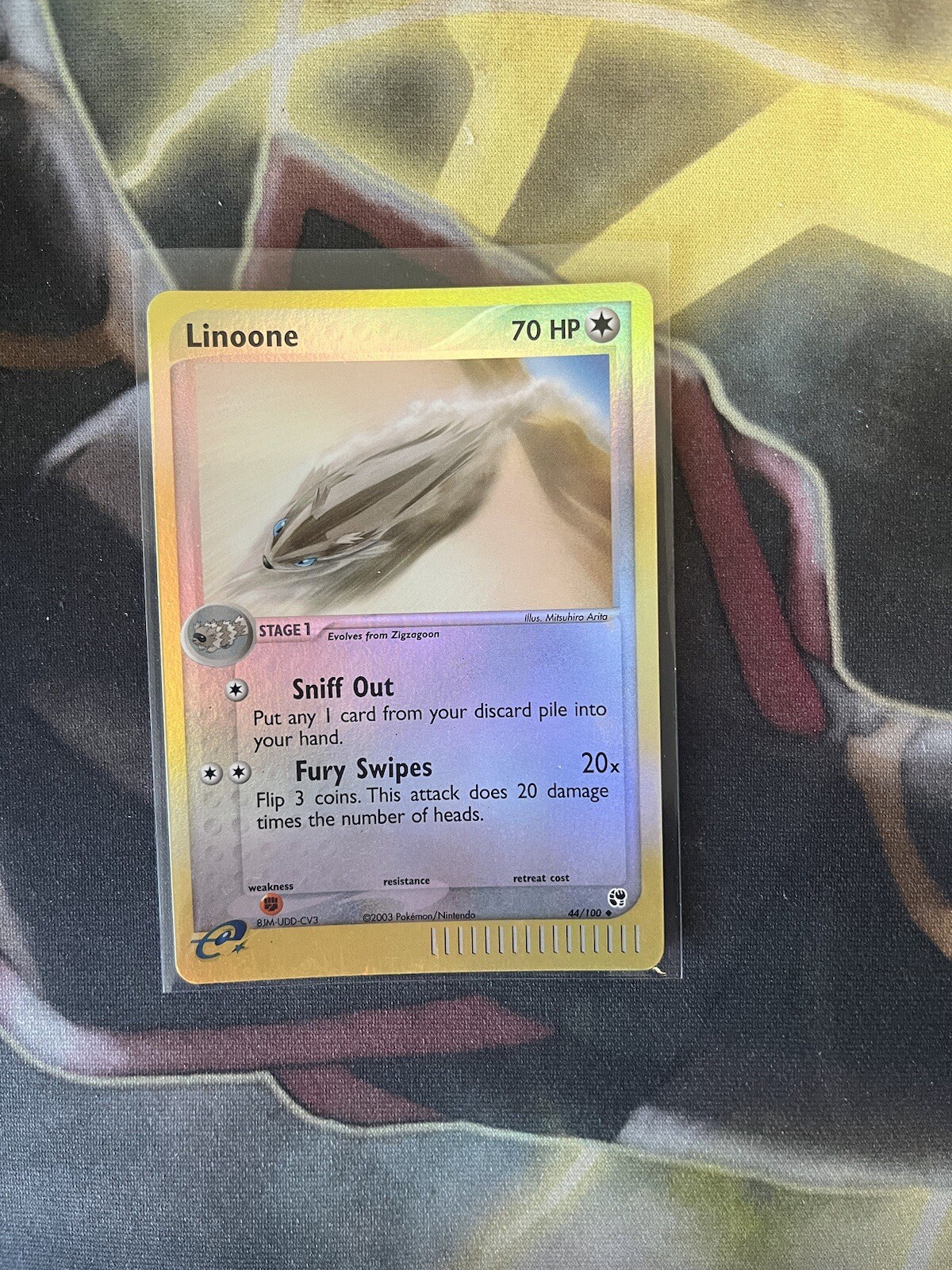 Pokémon TCG Linoone EX Sandstorm 44/100 Reverse Holo Uncommon NM
