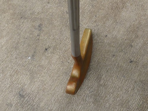 Acushnet Titleist Bulls Eye M5C 36" Brass Flange Blade Putter - Picture 6 of 8