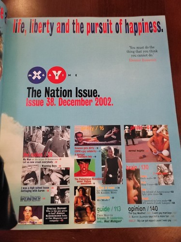 "Vintage XY Magazine Issue 38 (The Nation) - LGBTQ+ Media Collectible - December - Picture 2 of 11