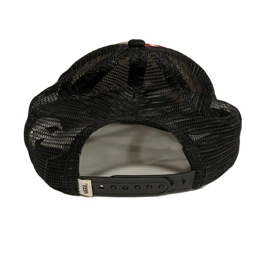 Vans Off The Wall American Flag Trucker Style Mesh Skateboarding Snapback Cap - Picture 5 of 7
