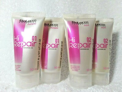 Salerm Hi Repair 01 Shampoo 50ml /1.8oz +Hi Repair 02 Mask 50ml/1.73oz -(2 Sets)