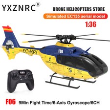 YXZNRC F06 RC Hubschrauber RTF 1:36 2,4G 6 Achsen Gyro Fernsteuerungs Flugzeuge