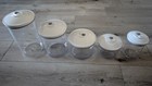 FoodSaver Vacuum Seal Canisters with Lids  –  Set of 5  –  TESTED