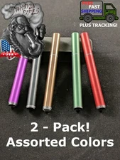 2 Pack: 3" One Hitter Tobacco Smoking Pipe Metal Stylish & Sleek