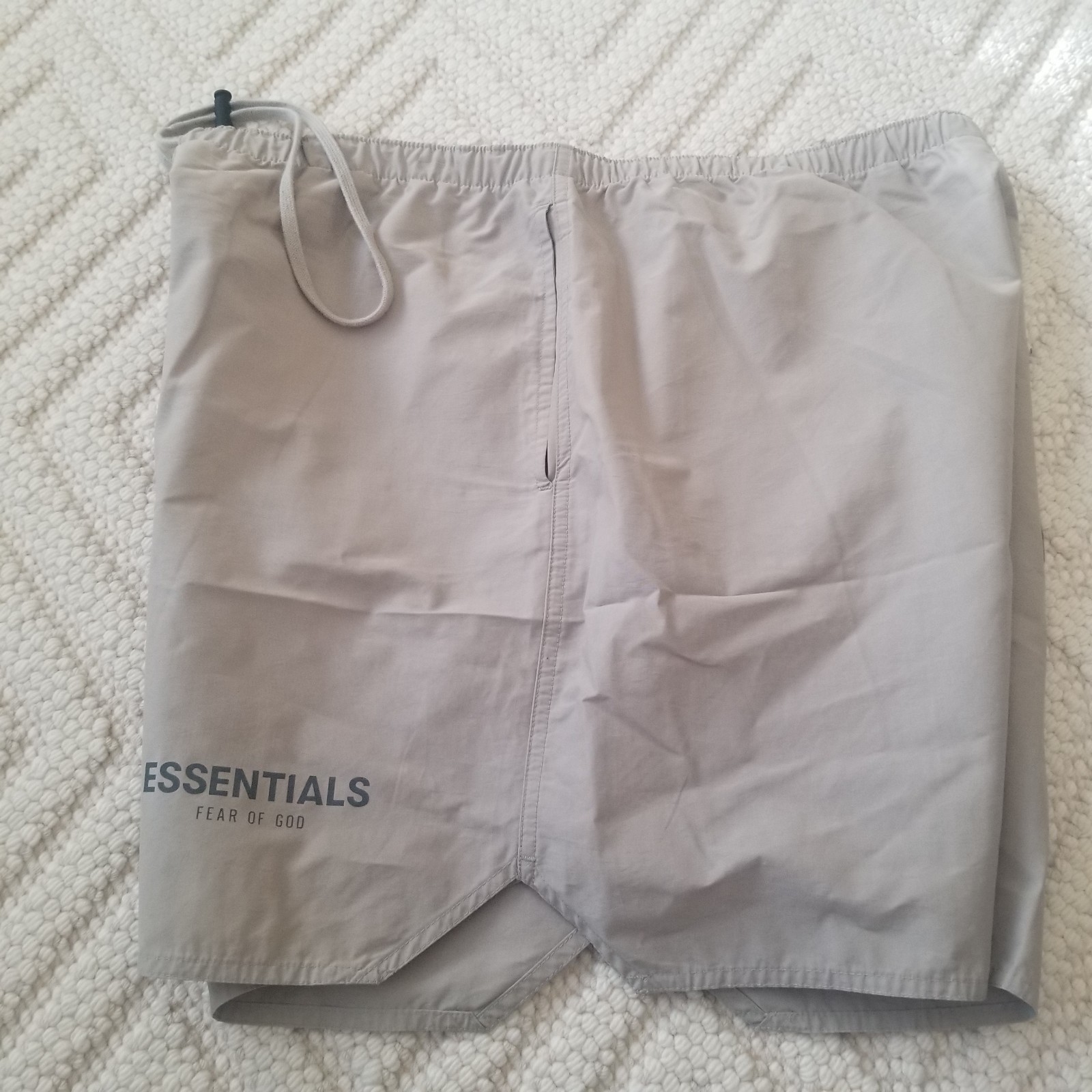 Fear of God ESSENTIALS Taupe Brown Volley Running Shorts Men’s Size XL Rare thumbnail 10