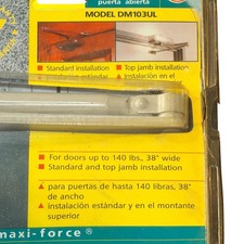 Ryobi Doorman Dm103ul Door Closer Ivory Residential Light Commercial Maxi-force Ryobi Doorman Dm103ul Door Closer Ivory Residential Light Commercial Maxi-force