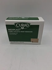 Curad Mediplast Pads Corn, callus, &Wart Remover 40% Salicylic Acid 2x3 in 25...