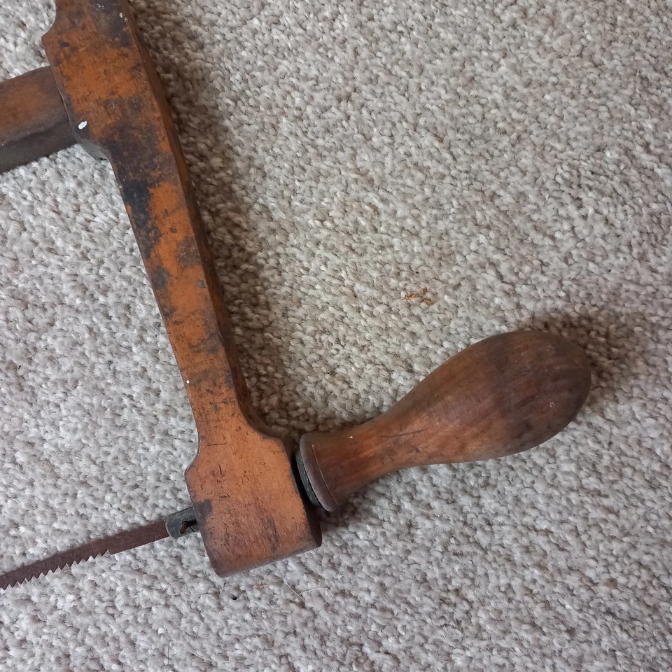 Vintage Bow / Frame Saw Carpentry Woodwork Needs New Blade & some TLC - Image 4 of 4