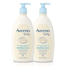 Aveeno Baby Daily Moisture Lotion with Colloidal Oatmeal  Dimethicone